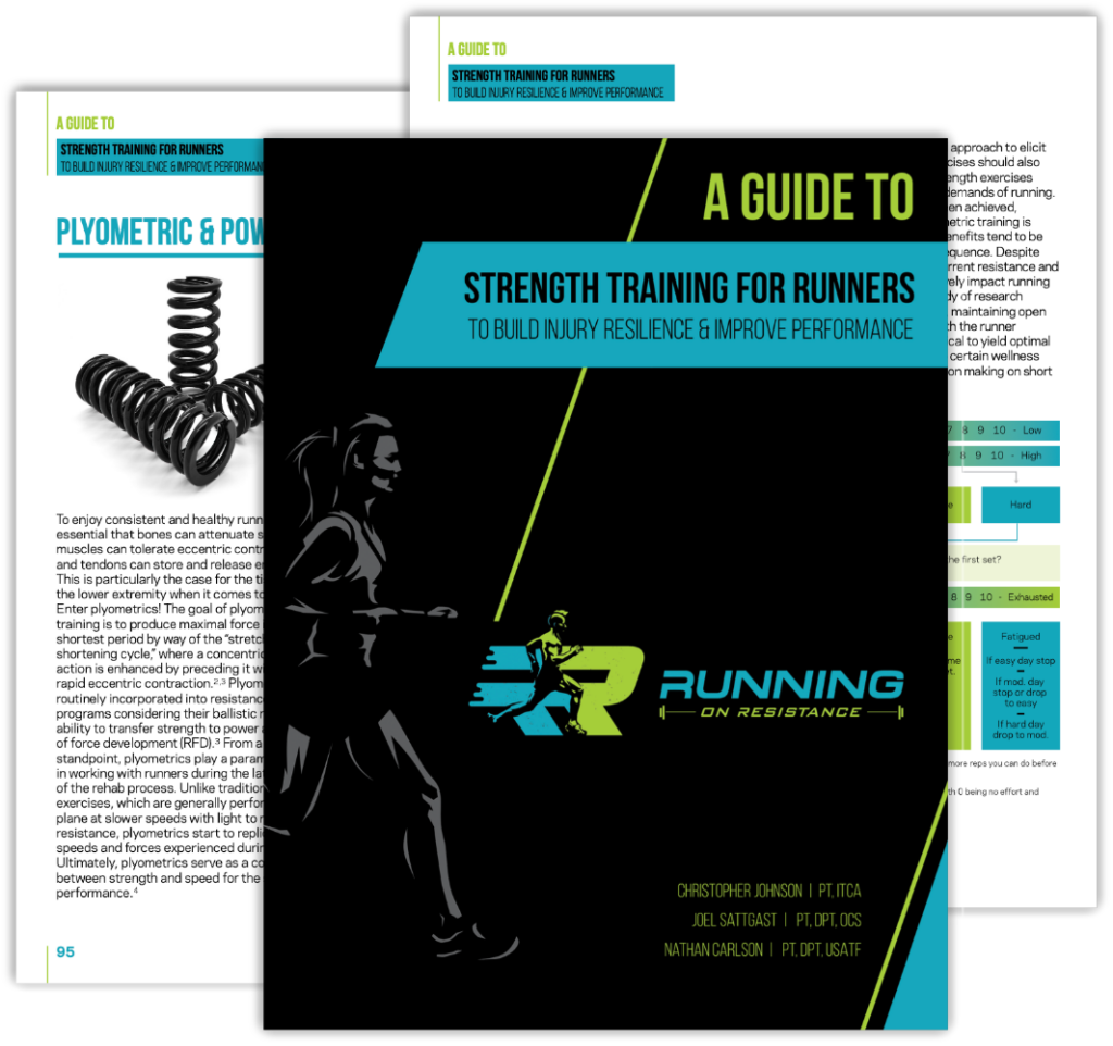 Running on Resistance cover and sample pages
